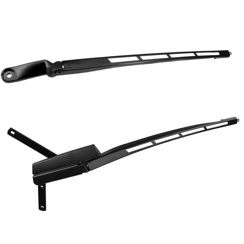 1Pcs Front Windshield Wiper Arm For Audi Q7 2007-2016 Left & Right Side Black Durable Iron Material Car Accessories