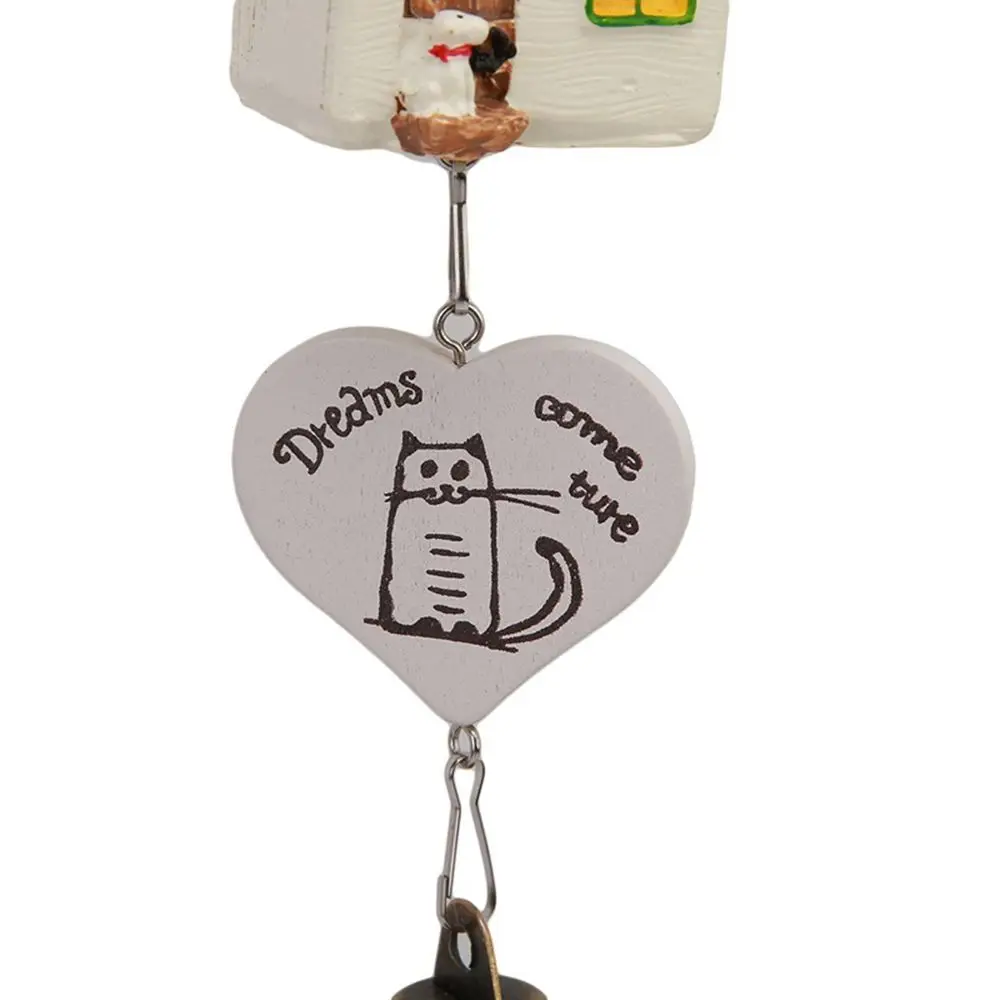 Birdhouse DIY Landscape Decor Ornament Wind Chimes Hanging Decoration Baby Gift Home Garden