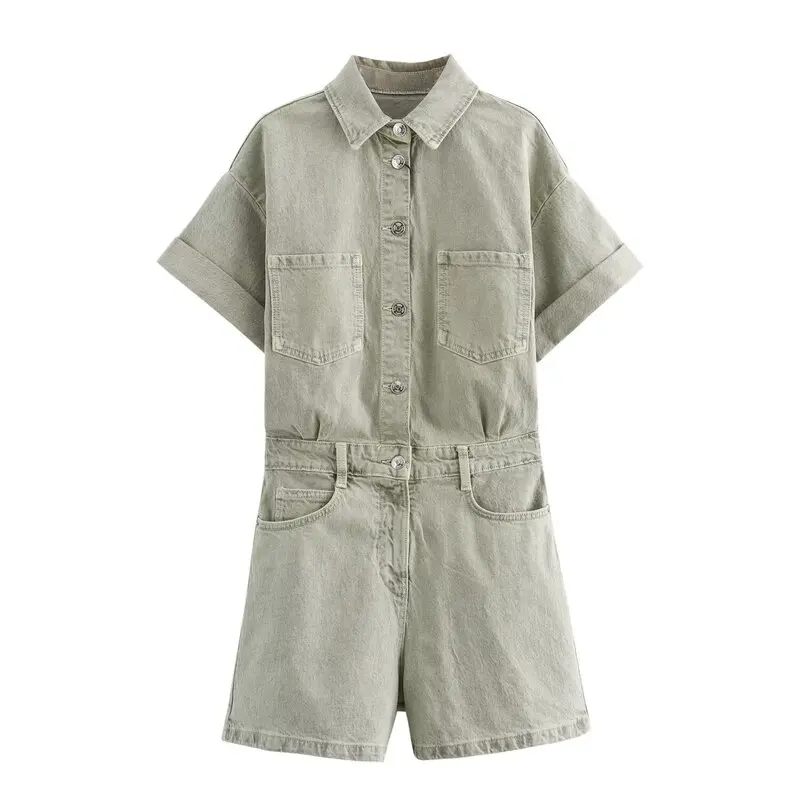 Dimagrante Estate 2024 Denim da donna ort Pantaloni interi ort ort Tessuto di cotone versatile a vita media Fit Faionable