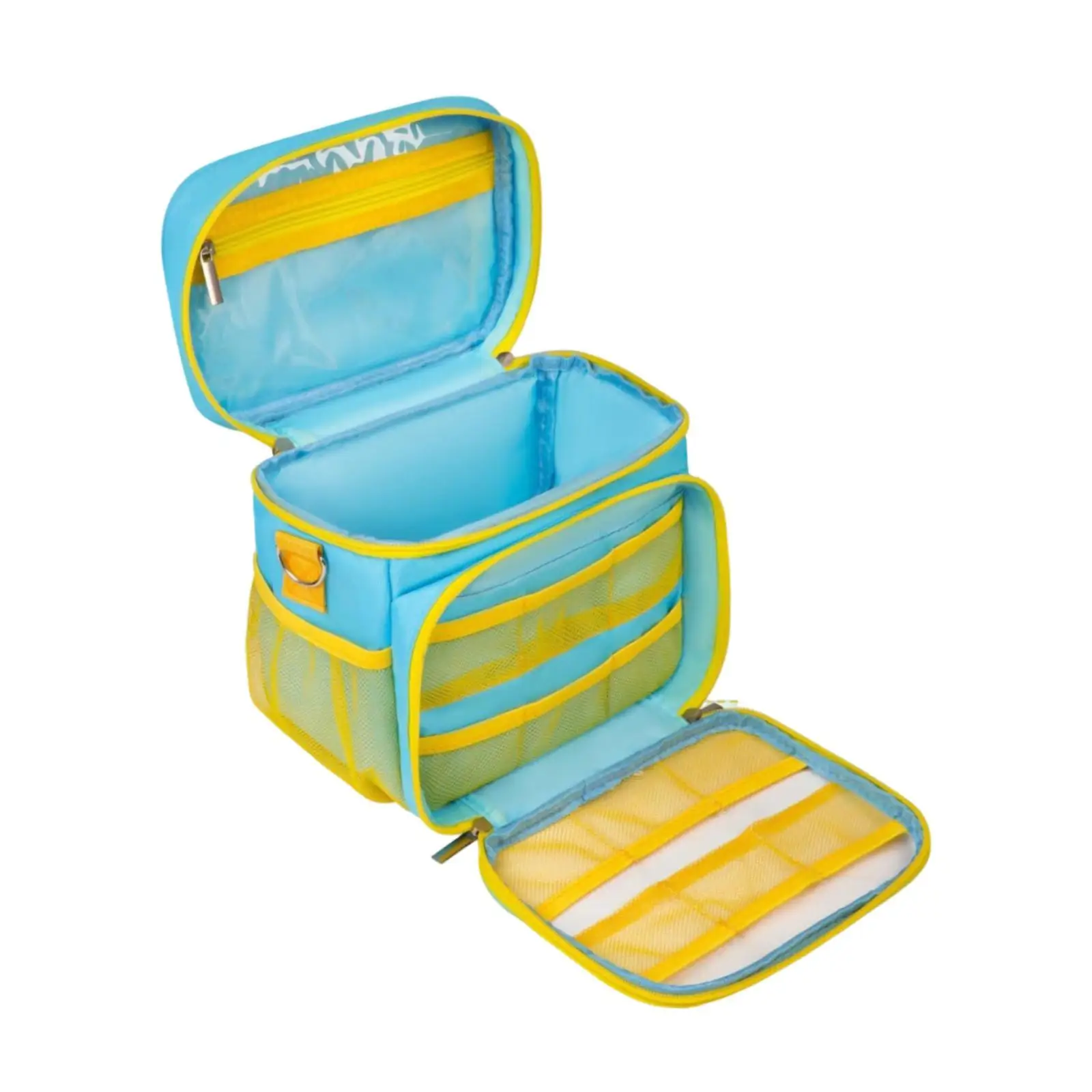 حقيبة آلة التعليم المبكر حقيبة ألعاب تعليمية تحمل حاوية قصة سفر محمولة 300D من قماش أكسفورد للسفر