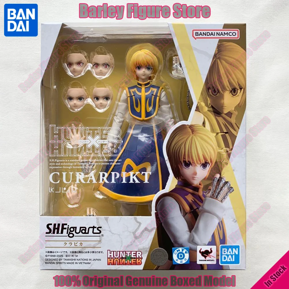 

Bandai S.H.Figuarts Hunter X Hunter Kurapika Action Figure 150mm Anime Action Figure with Full Chain Nen Parts Collectible Toy