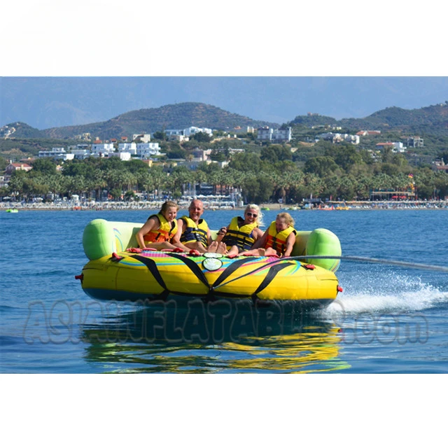 6 Persons Inflatable Aquaspeed Flying Boat Crazy UFO For Lake/ Sea/ Pool