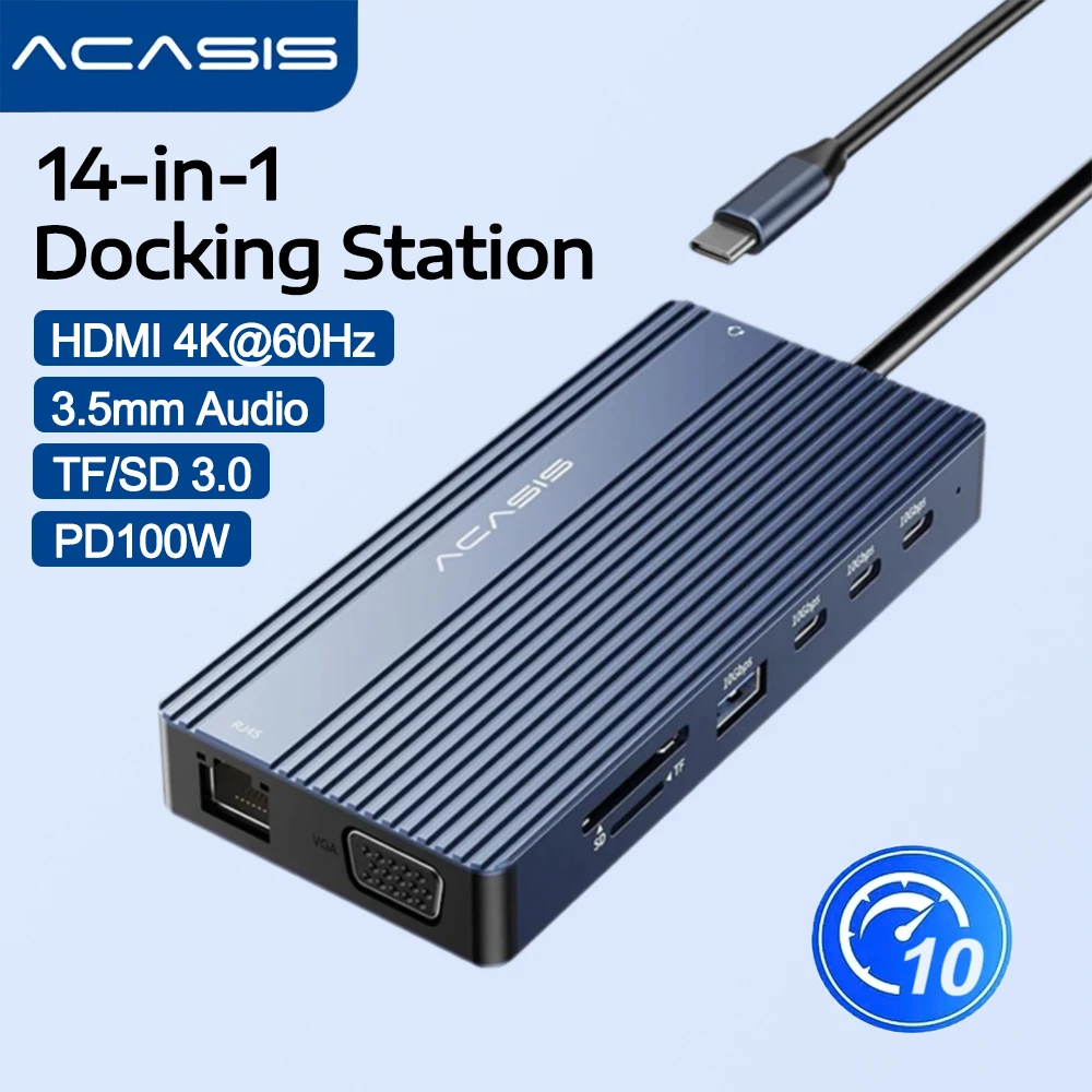 Acasis 14 In 1 USB-…