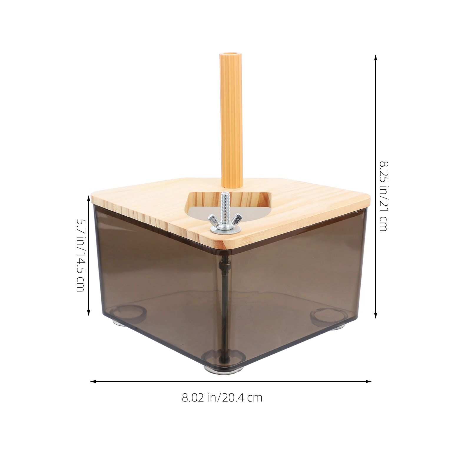 

2PCS Parrot Nesting Box Transparent Acrylic Breeding House for Parakeet Warm Easy Install Bird Cage Accessory Clear