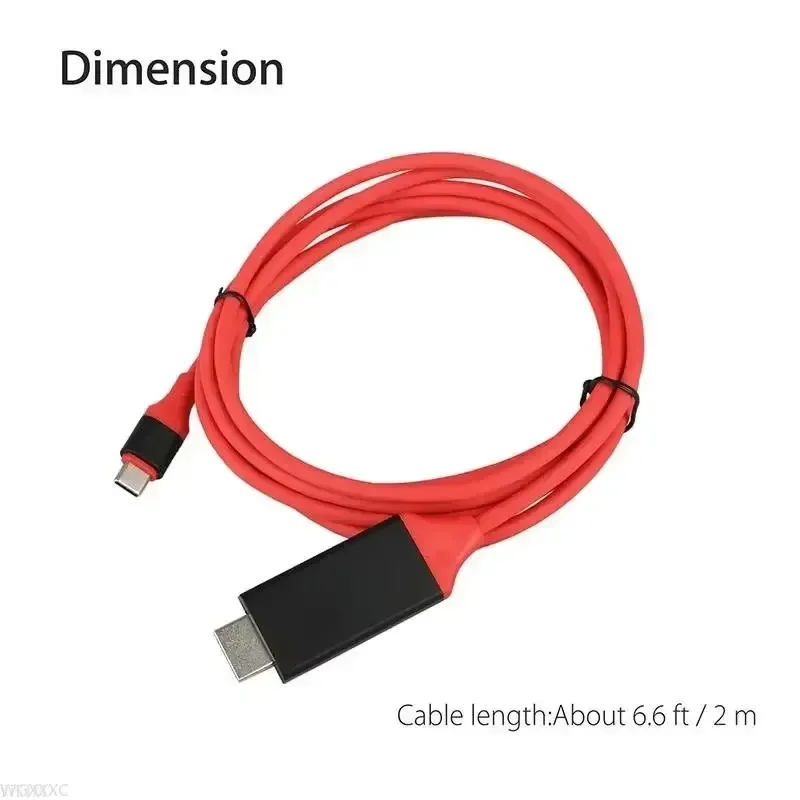 New HDMI-Compatible Mirror AV Cable, 3 in 1 Phone USB Adapter, Universal Same Screen Support High Speed Cable Adapter