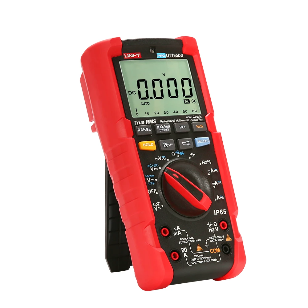 HotUNI-T UT195DS Präzise AC DC Digital Multimeter Taschenlampe LoZ Messung Multimeter Tester Handheld Einstellbare Multimeter
