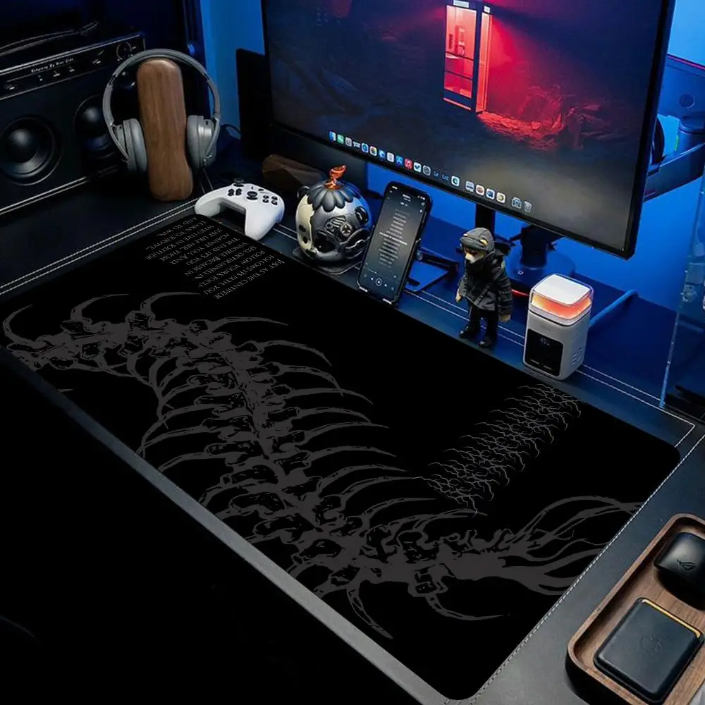 

XXL Dark Gothic Centipede Gaming Mouse Pad with Spine Ribs Large Mouse Desk Mat for Office Keyboard Mouse Pad for Desk HYBXXC