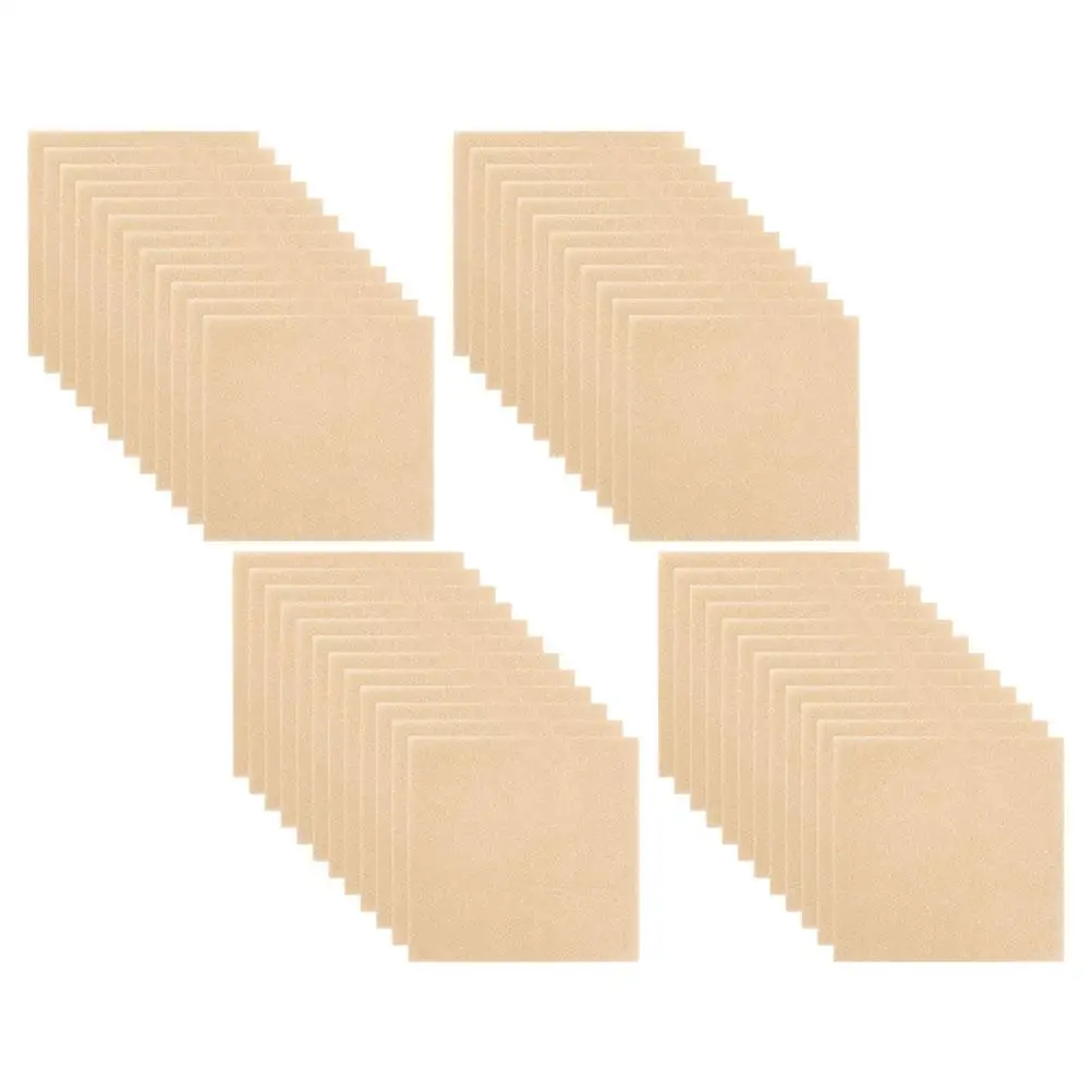 

500 Pcs Nonstick Oven Square Patties Paper Liners Food Burgers Greaseproof Parchment S wich Wrapping Baking Goods French Fries