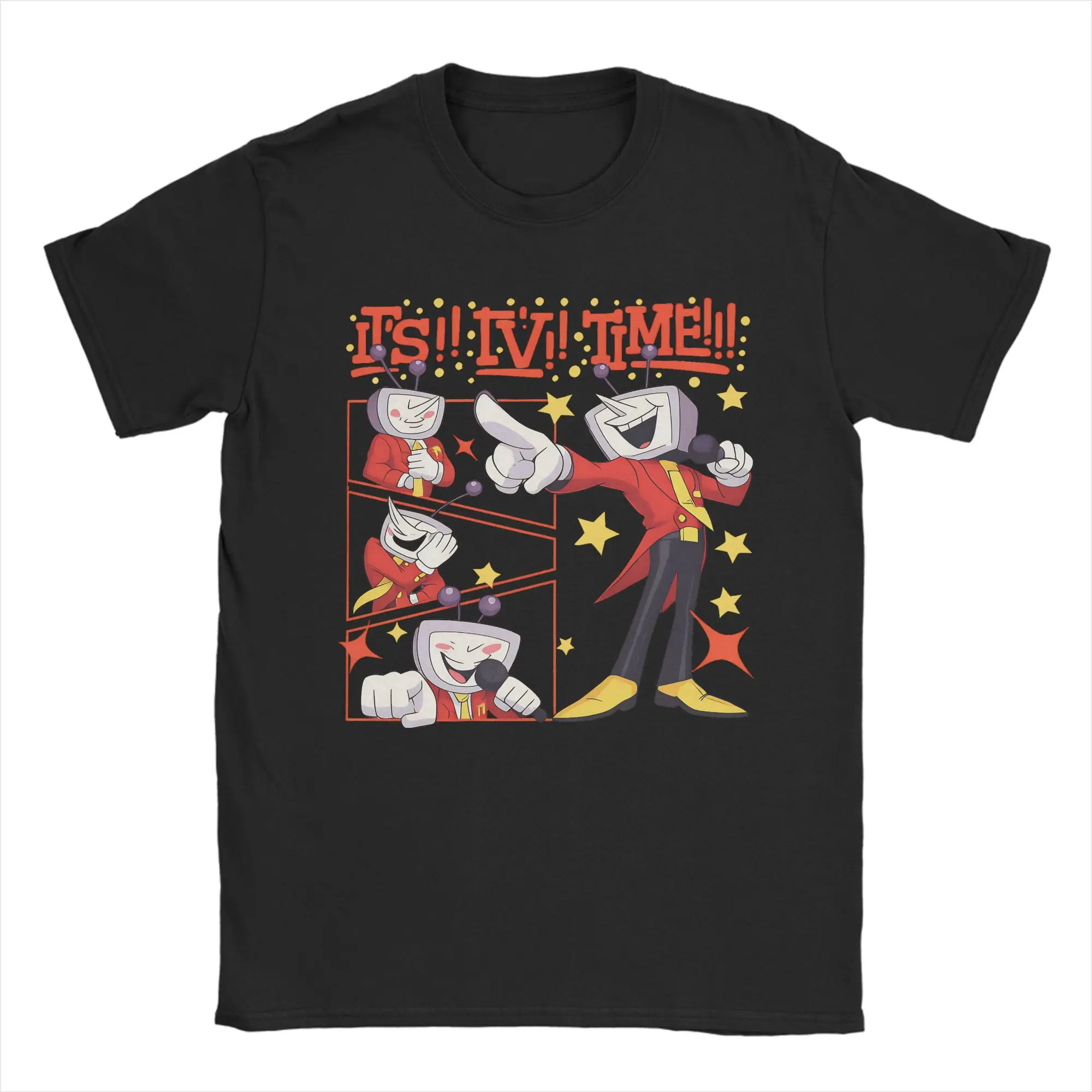 Priting Tenna Deltarune Game T-Shirt For Men Women Cotton Short Sleeve  Round Neck Summer Clothing