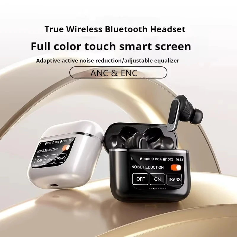 V8 Tour Pro 2 TWS Smart LCD touch screen ANC ENC audifonos auriculares hifi Wireless bluetooth earbud in-ear earphone headphone