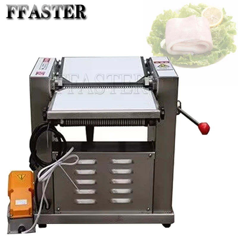 Process Peel Cut Pig Tool Peeler Rind Remove Meat Skinner Pork Skin Machine