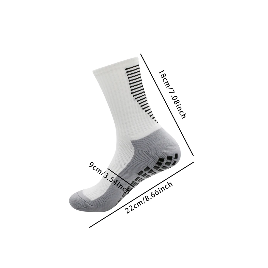 6 قطعة مجموعة الرجال النساء الرياضة عدم الانزلاق جوارب لكرة القدم الرياضة في الهواء الطلق ضمادة هود الكرة حقيبة الجوارب المرنة الرياضة الساق حامي
