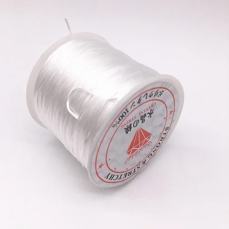 50M/Roll  Colorful Flexible Elastic Crystal Line Rope Cord For Jewelry Making Beading Bracelet Wire Fishing Thread Rope