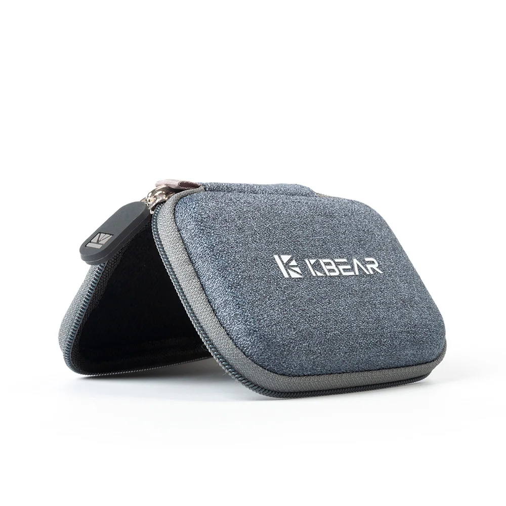 KBEAR Case Earphones Headset Accessories Protable Bag Storage Package Cases for KBEAR KZ Moondrop Cable Headphone Monitor Iems