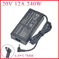 Nuevo cargador de ordenador portátil con adaptador de CA de 20V 12A 240W para ASUS ROG 15 GX550LXS RTX2080 fuente de alimentación ADP-240EB B 6,0X3,7mm G17 G713IM