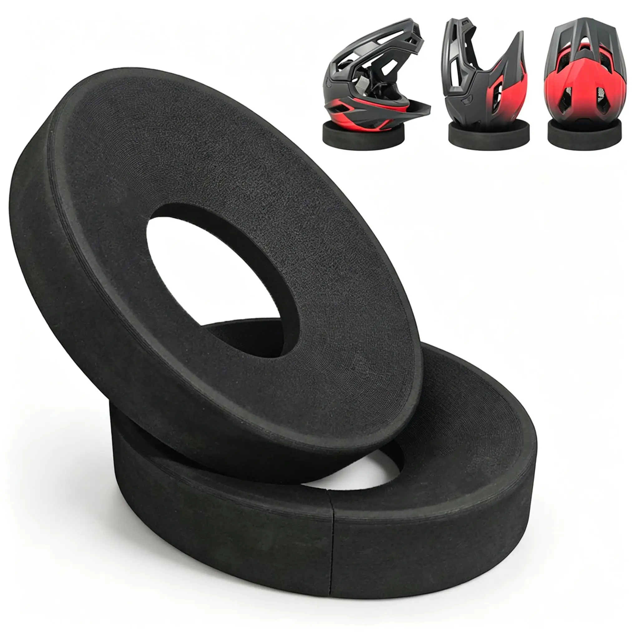 Portable Helmet Stand Ring Mat, On‑The‑Go Riders Mechanics, Workshop Garage Lightweight Stable Moisture‑Resistant Knee Pad