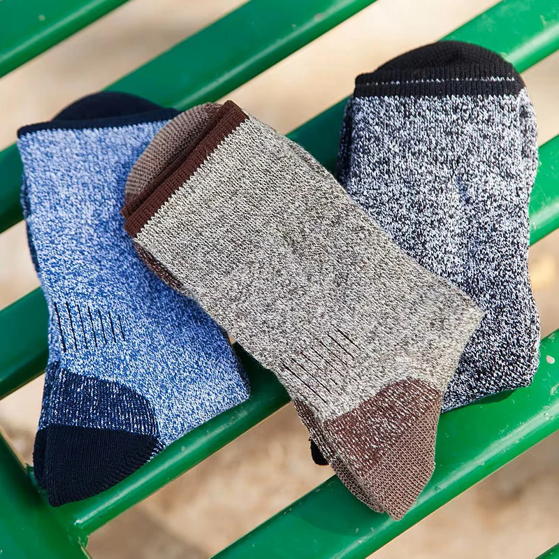 

(3pairs/lot) Quality Professional Comfortable Elasticity Breathable Thick Trekking Riding Bicycle Men Brand Socks Climbing socks