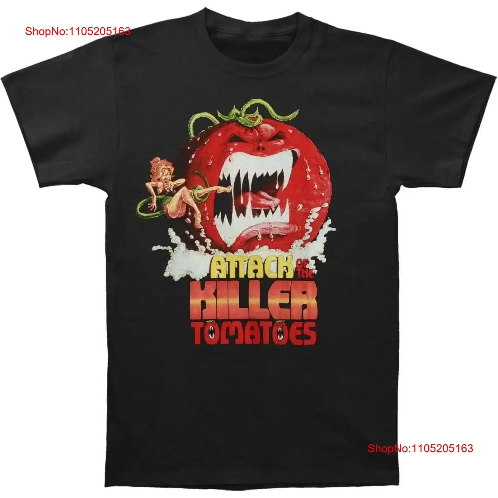 Attack of the Killer Tomatoes 70s movie T Shirt for Fan S 5XL vintage Washed designer clothes fashion Soft Casual Breathable