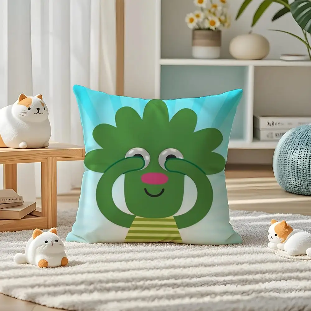 N-noodle And P-pals Drama Film Pillow Case Pillow Case Plush Fabric Soft Double Sided Print Home Sofa High Quality Cushion