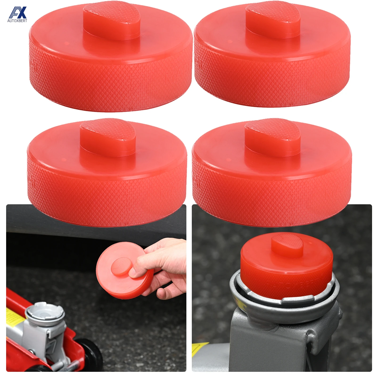 4Pcs Jack Pad Protector Jacking Tool Pinch Weld Side Lifting Disk PE Strong Adapter For Porsche 911 964 993 996 Cayman Boxster