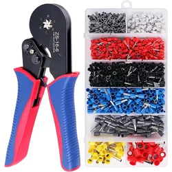 Ratchet Crimping Tools ZS 16-6 Hexagonal Jaw Wire Crimping Pliers,AWG 28-5 (0.08-16mm²) Ferrule with Terminal Connector Sleeves