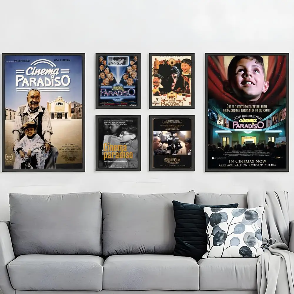 movie Cinema Paradiso Poster HD Waterproof Self-Adhesive Wall Art – Multi-Scene Use, Top Gift Pick