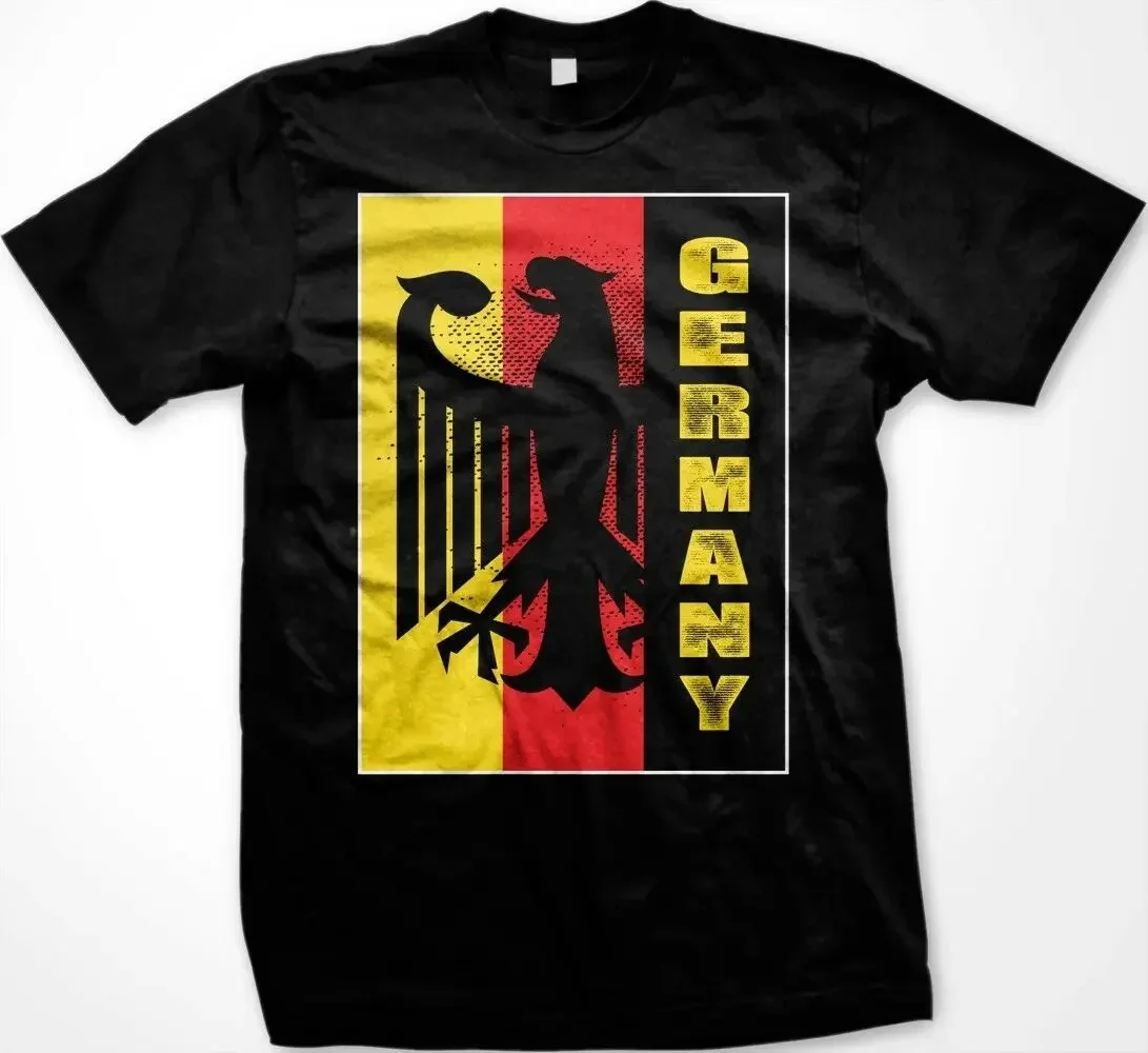 

Germany Flag -Eagle German Ethnic Pride Men's T-Shirt Summer Cotton Short Sleeve O-Neck Unisex T Shirt New S-3XL