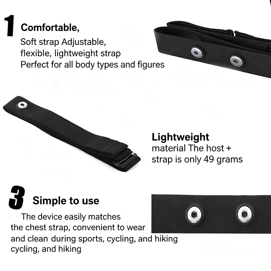 Correa repuesto monitor ritmo cardíaco para perros – Compatible Polar Garmin Wahoo - imagen 2
