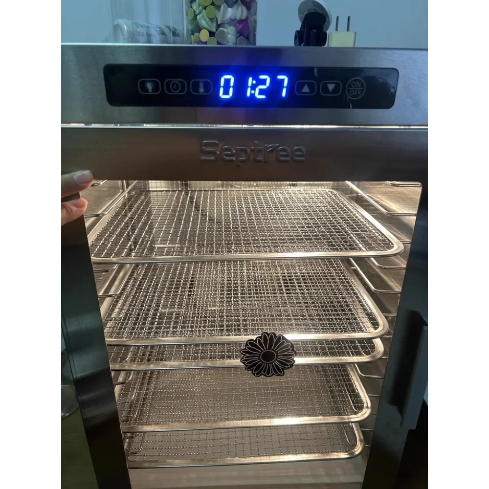12 Layer Food Dehydrator Dryer, Commercial Stainless Steel Fruit Dryer for Dried Vegetables, Dry Fruits & Pet Snacks