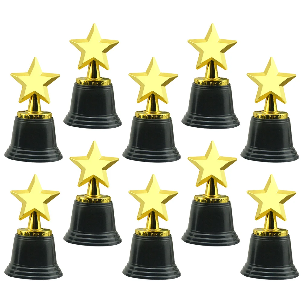 

10 шт. трофей Детские награды мини Звезда победитель подарки игрушки вечерние сувениры персональный металл