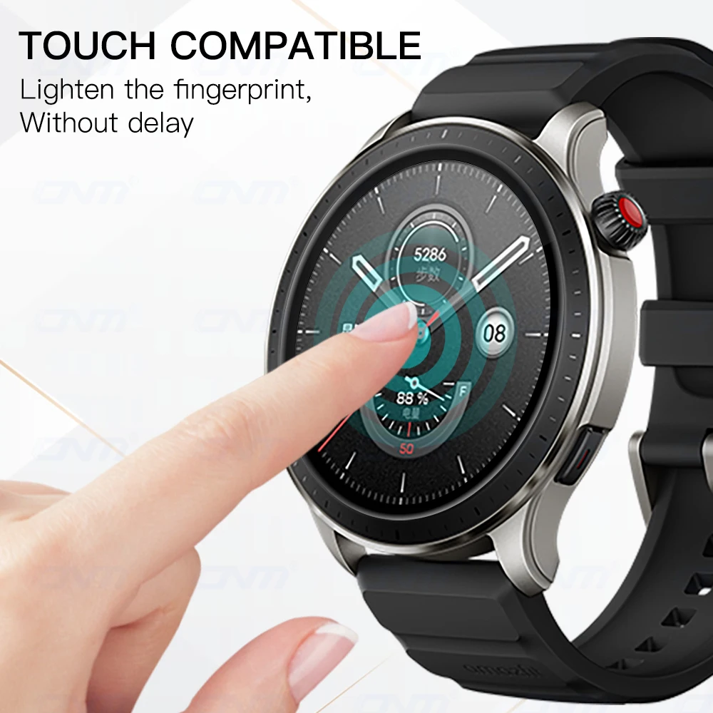 20D Full Screen Protector for Amazfit GTR4 GTR 4 Anti-scratch Protective Film Cover for Amazfit GTR 3 Pro Smart Watch Not Glass