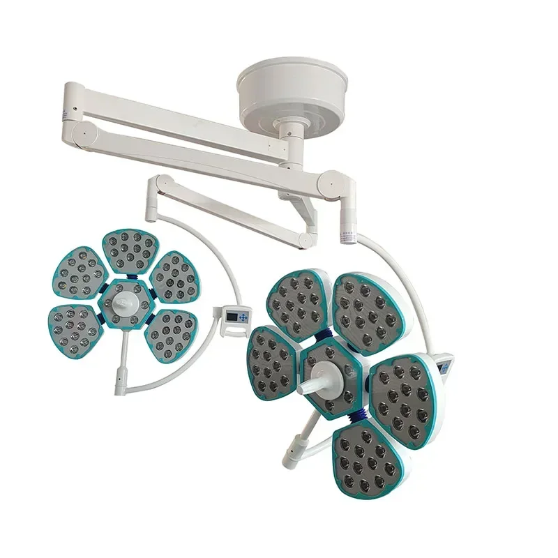 

Hospital Double Head Ceiling Led Shadowless Operation Examination Lamp Theatre Light Ot Light Led Surgical