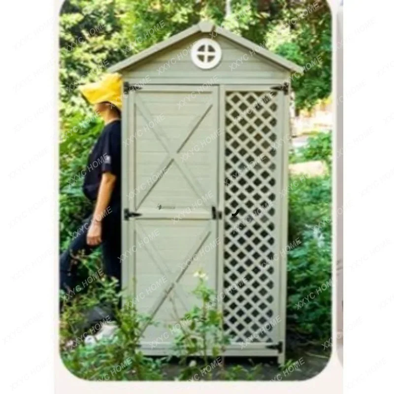 XX Outdoor Storage Cabinet Rainproof Sunproof Anti-corrosion Storage Cabinet Yard Sundries Tool Room Garden Room