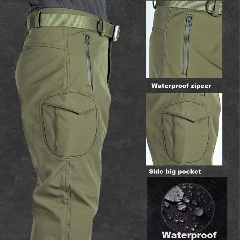 Traje impermeable invernal hombre softshell táctico - imagen 2