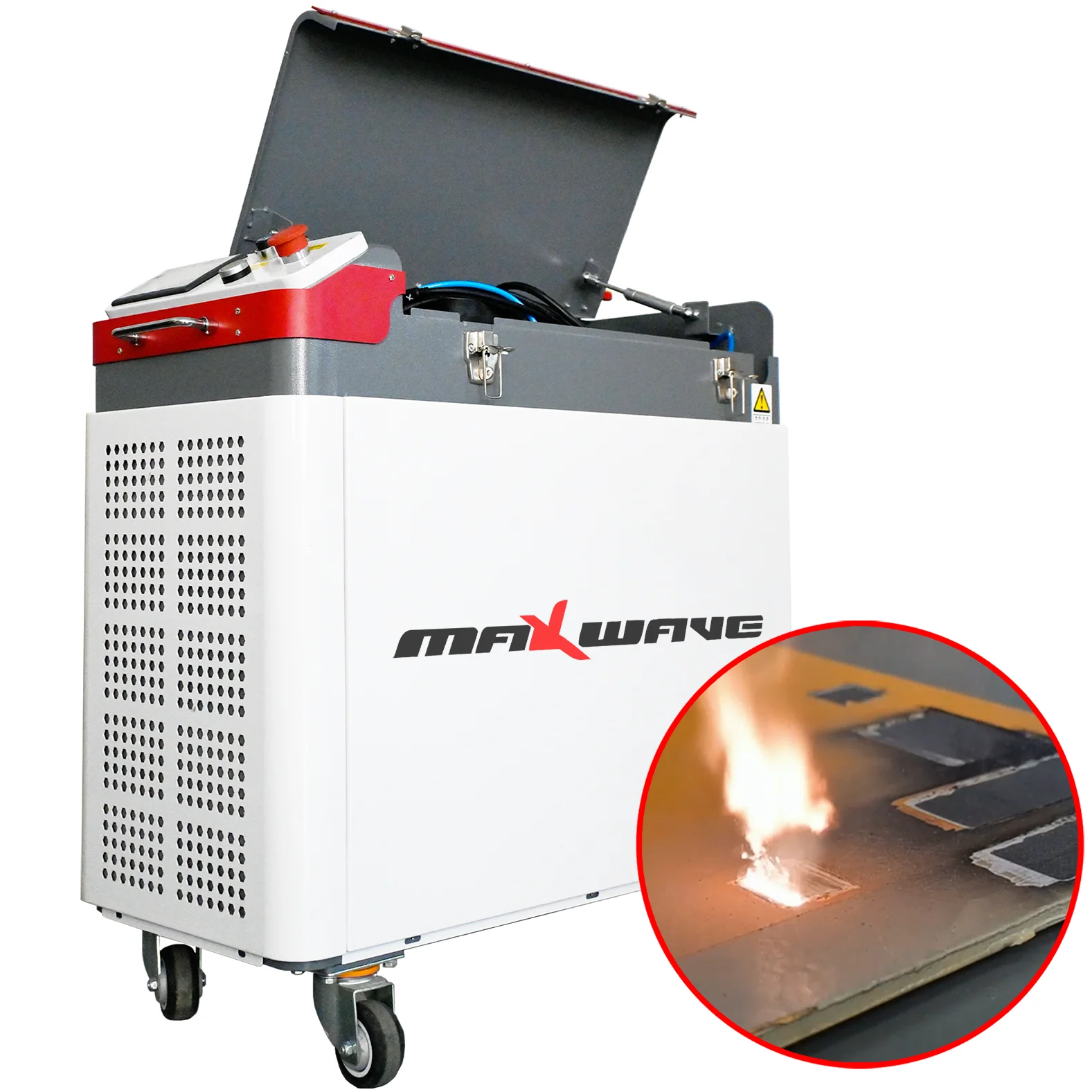 Hot 1000w 300w 200w Rust remover Pulse Fiber laser cleaning machine price for metal surface rust paint oil fast removal