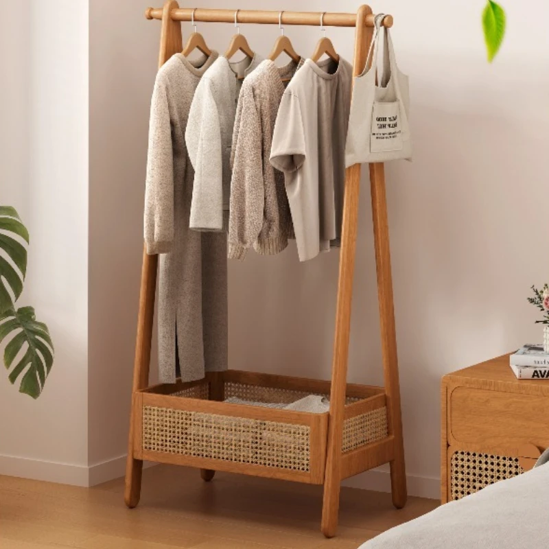 Minimalist Wooden Coat Racks Standing Storage Garment Living Room Coat Racks Hanging Modern Arara De Roupa Trendy Furniture