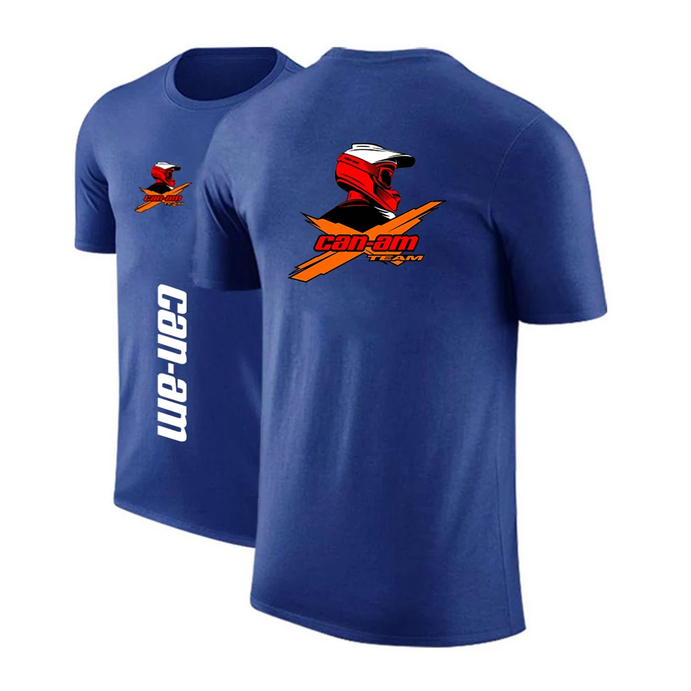 Can Am Team Spyder Motorcycles Men's Brand Cotton High Quality Printing Ordinary Short Sleeve T-Shirt Solid Color Casual Tops