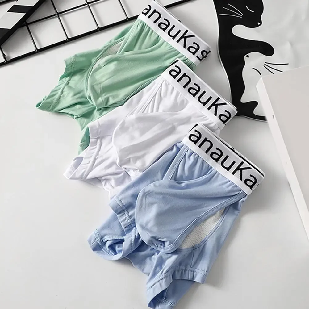 Men's Breathable Pouch 95% Cotton Blend Underpants Basic Casual Panties Sexy Underwear Boxers Shorts Trunks Jockstrap