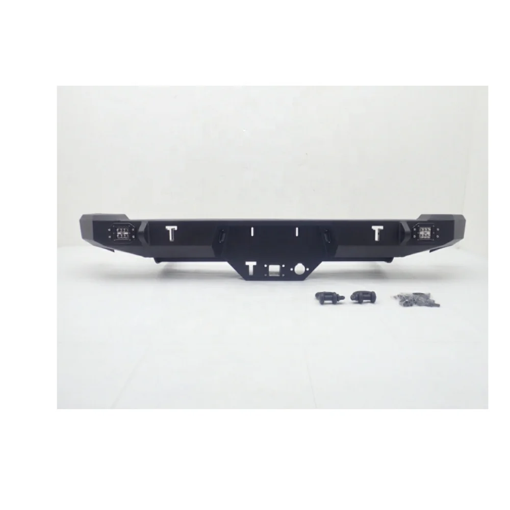 HILUX GUN125 HULK المصد الخلفي للطرق الوعرة طين فولاذي أسود #5