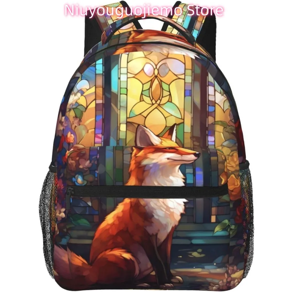 

Легкий рюкзак для ноутбука Art Fox Painting, легкий многоцелевой дорожный повседневный рюкзак унисекс, студенческие рюкзаки для мужчин и женщин
