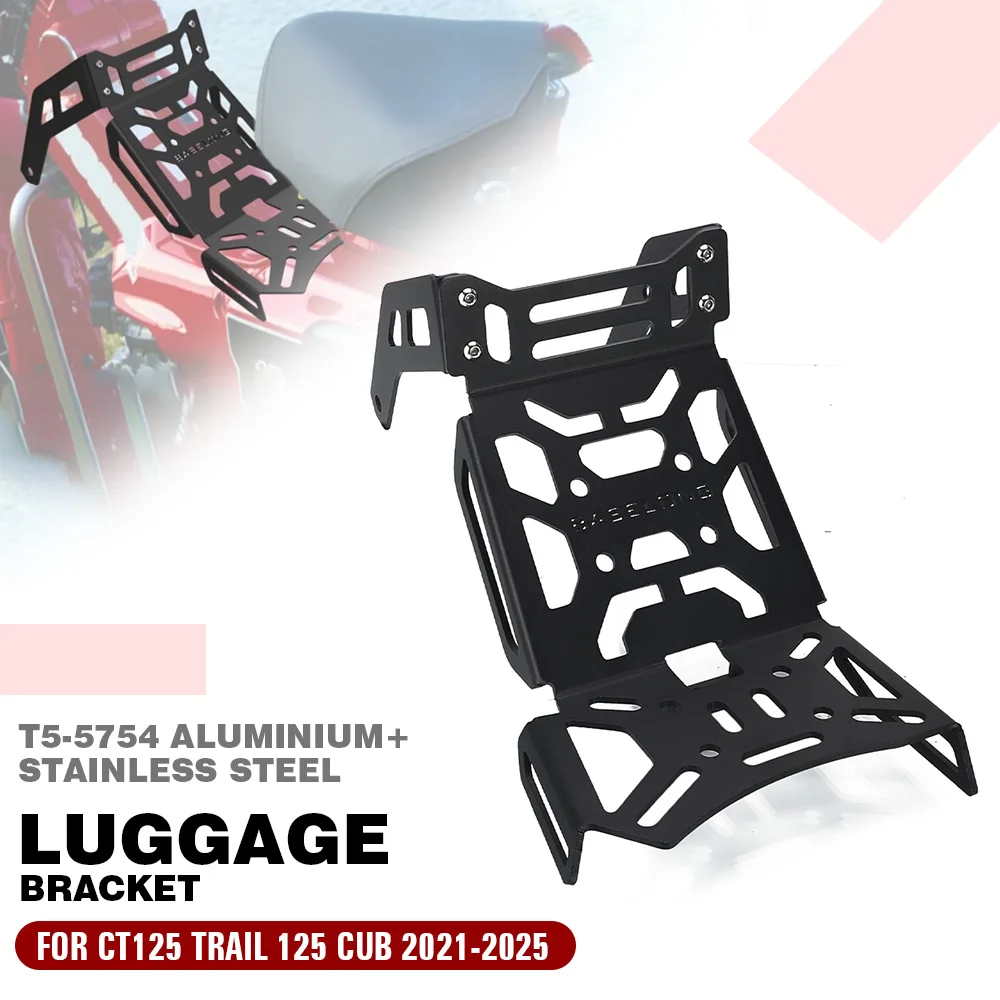 

Center Storage Rack For Honda CT125 Trail 125 Cub 2021-2022-2023-2024-2025 Rack Carrier Luggage Holder Bracket Motorcycle 2025