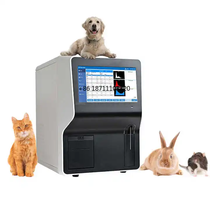 SY-B300_vet Veterinary Clinic Open System Accessory reagent 3 Diff Automatic Hematology Analyzer