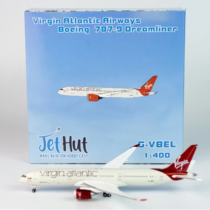 1:400 Scale B787-9 G-VBEL 15903JA Virgin airline model alloy collectible display toy airplane aircraft collection toy