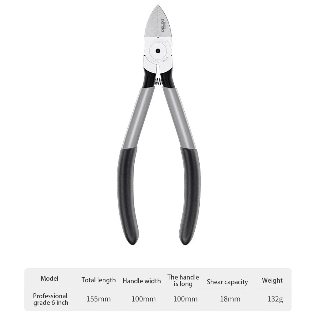 6 Polegada mini alicate diagonal redondo dobrado agulha nariz cortador ferramentas isoladas para miçangas jóias artesanato e diy pequenas reparação