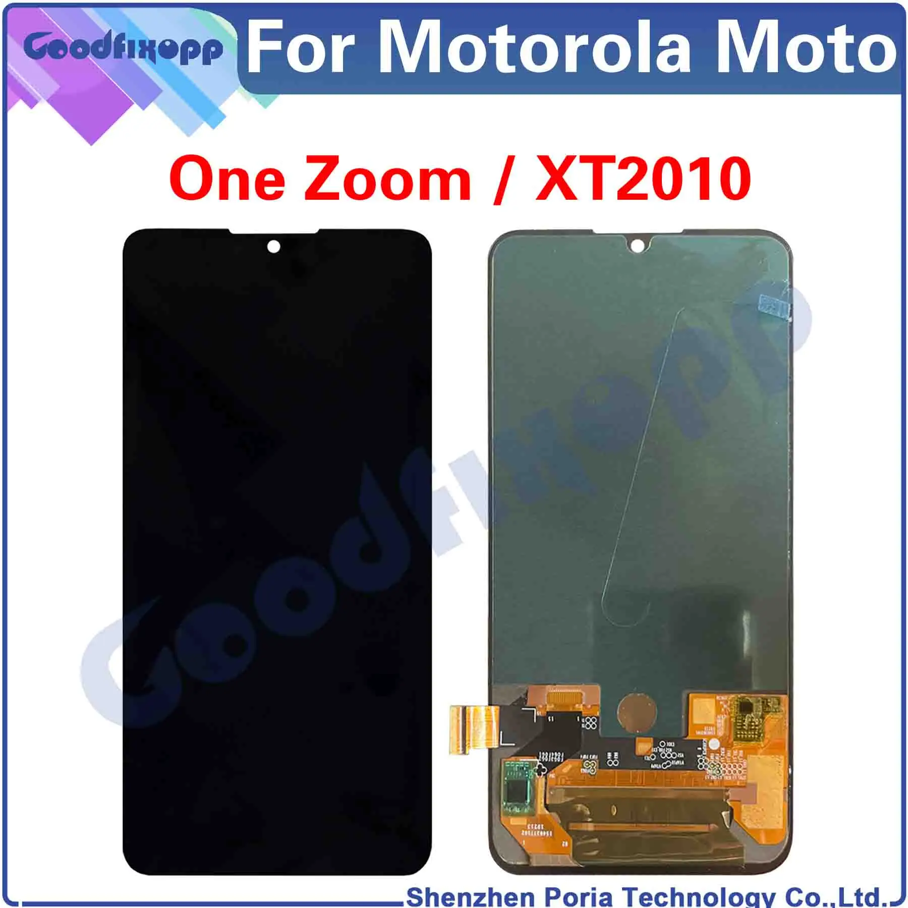 Oled For Motorola Moto One Zoom XT2010 XT2010-1 LCD Display Touch Screen Digitizer Assembly Replacement