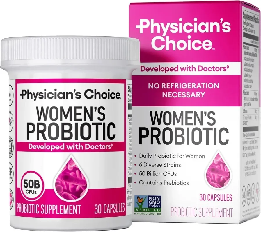 

Probiotics for Women - Promotes Vaginal, Intestinal, Immune and Overall Women's Health, Aids The Digestive System