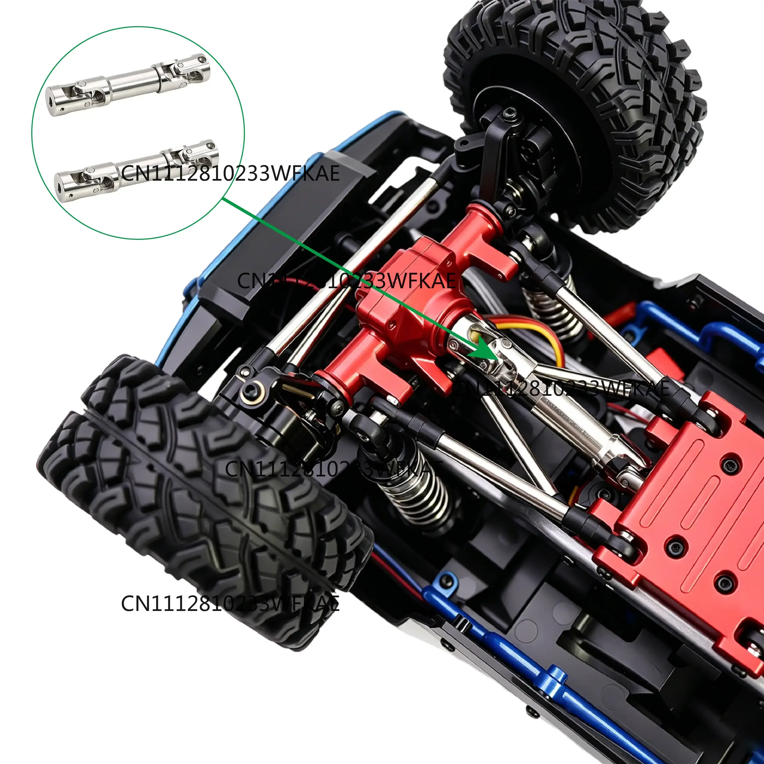 2Pcs Metal Stainless Steel Drive Shaft Driveshaft for MJX 1/18 HYPER GO H18P RC Crawler Upgrade Parts
