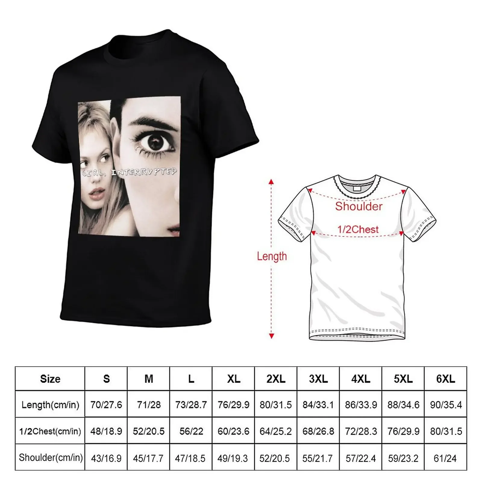 Girl Interrupted T-Shirt animal prinfor boys shirts graphic tees plus size tops vintage graphic tee Men's cotton t-shirt