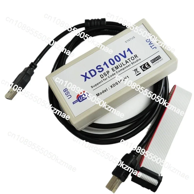 Emulador XDS100V1 V2 V3 TI DSP ARM, Cable de Descarga, Programador de Depuración USB2.0 CCS