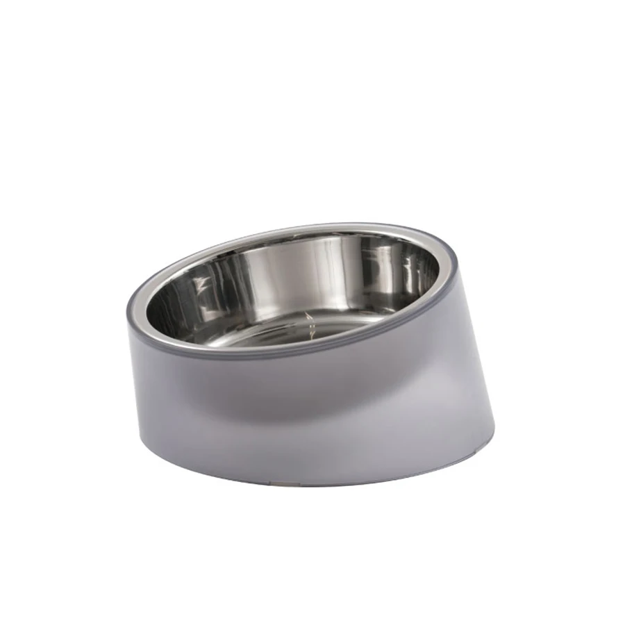 Dog food bowl, stainless steel antiskid bowl, chatting goblet, dog food storage container dd60g